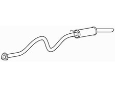 Rear Exhaust Silencer Back Box