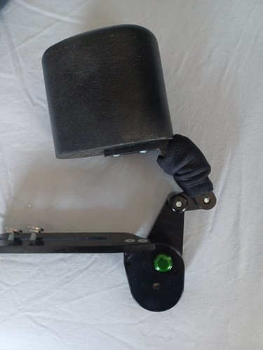 Wheelchair seat pommel - ,