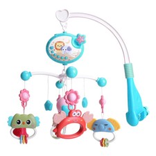 Baby Bed Bell Mobile Kids Crib Musical Mobile Cot Music Box Baby Rattles Toy UK~