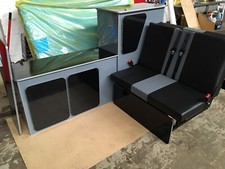 Vivaro Trafic Vw T4 T5 T6 Vito SWB KITCHEN CUPBOARD CAMPER INTERIOR UNIT + BED