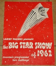 BILLY FURY JOHN LEYTON SHANE FENTON JOE BROWN TORNADOS SIGNED PROGRAMME UACC 