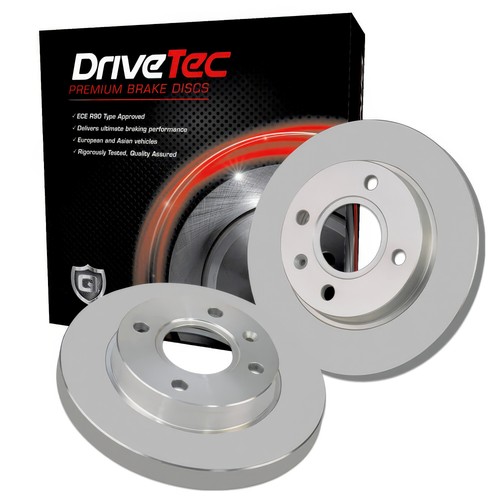 Drivetec rear brake discs pair - brake,