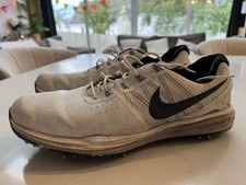 Nike Air Lunar Control 3 Men's Golf Shoes White, Size UK 11.