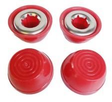 Hub cap red for - red, steel