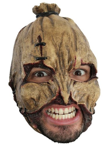 Scarecrow chinless head mask - scarecrow,