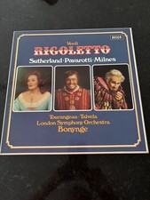 Giuseppe Verdi Rigoletto Sutherland 3 LP 33 Box Set Decca SET.542 M/M 1973 UK ▓