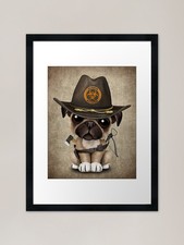 Cute Pug Puppy Zombie Hunter