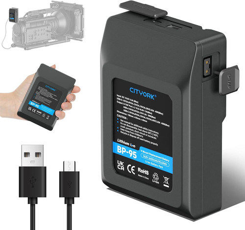 Cityork 95wh mount - cityork, v-mount/v-lock