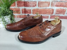 GEORGE OLIVER SADDLE BROWN SMART SHOES UK 7 EU 41 LACE UP FORMAL MENS BROGUES