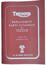 Triumph Parts Book Bonneville 650 Trophy 1969 Motorcycles Professional Reprint