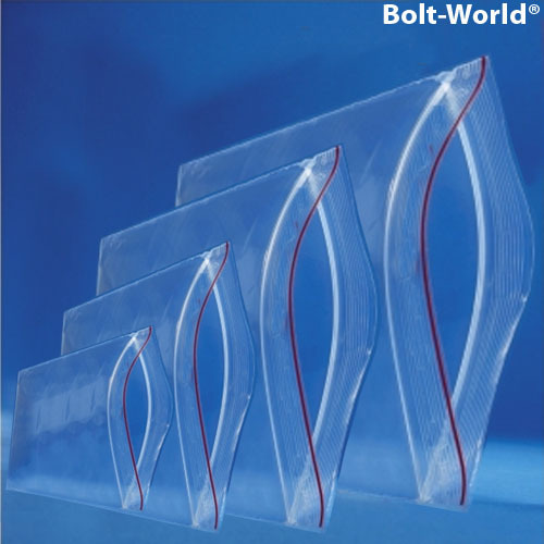 Grip seal clear bags - seal, self