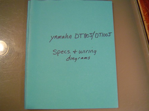 Yamaha dt80j dt100j - yamaha, dt80j/dt100j