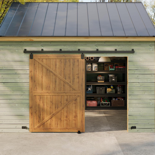 10ft exterior barn door - exterior,