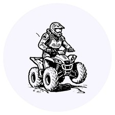 24 x 'Amphibious ATV 4 Wheeler' Stickers (SK00064558)