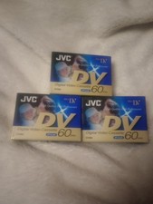 3X Bundle JVC DVM-60 Mini DV