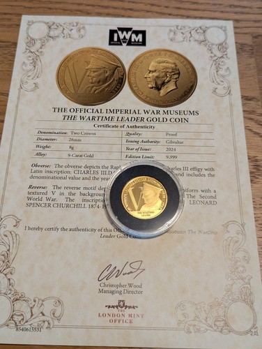 2024 gibraltar gold - gibraltar, proof