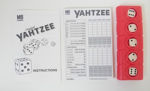 Travel yahtzee mb - travel, (1992)