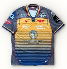 Llanelli Scarlets 2019/2020 Away Macron Rugby Union Shirt Mens Size XXL