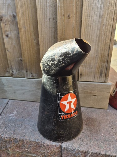 Texaco vintage litre oil jug - vintage,