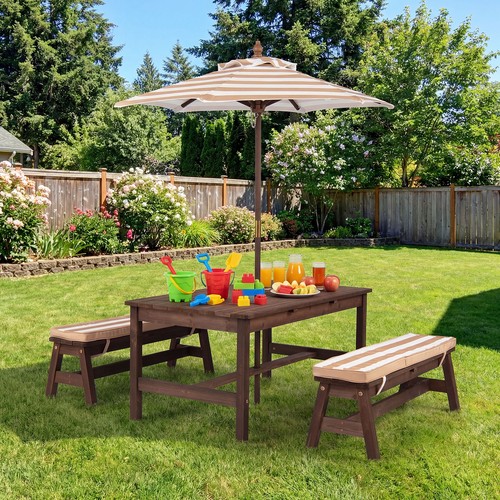 Kids picnic table outdoor - picnic, table,