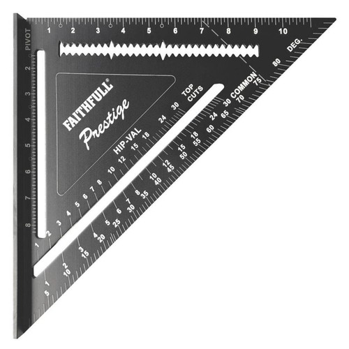 Roofing rafter square - rafter, layout
