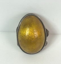 Vintage Italian Solid Silver Enamel Egg Trinket Box (1002)*
