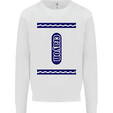 Crayon Fancy Dress Outfit Costume Funny Kids Sweatshirt Jumper