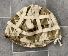 OFFICIAL BRITISH ARMY DESERT DPM CAMO HELMET COVER. Mk6 . Regular - Small/medium