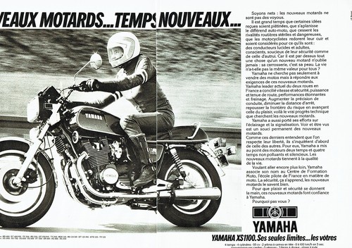 Advertising 038 1978 yamaha - advertising, xs