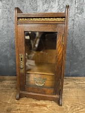 Antique Oak Smokers Cabinet