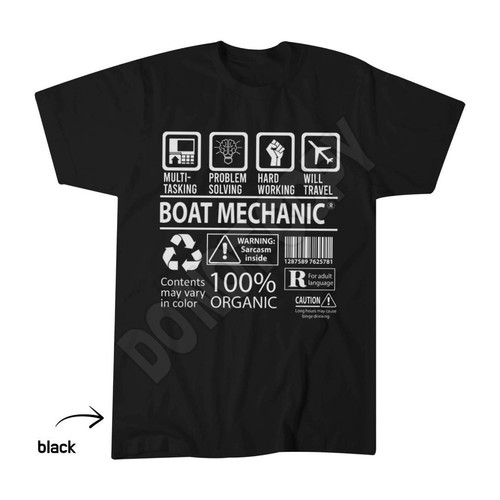 Boat mechanic shirt - mechanic, t-shirt