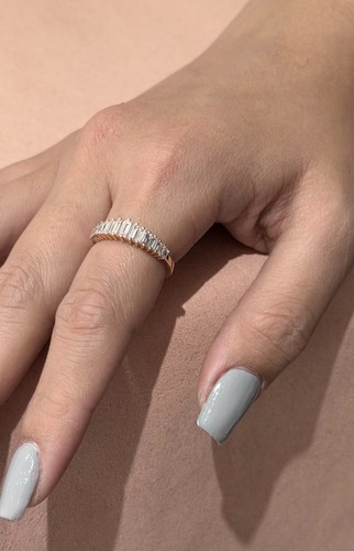 14k rose gold lab grown - 14k,