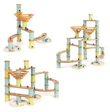 Marble Run Eco-Friendly Wooden Bamboo Race Children's Educational Play Set boppi
