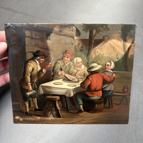 Antique dutch school oil - dutch,