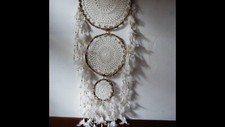 Large 3-Level Handmade Indian Dream Catcher - Contemporary Bedroom Decor 