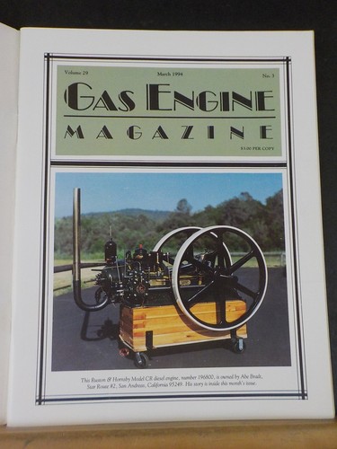 Gas engine magazine - gas, 1994