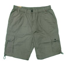 BIG MENS ESPIONAGE OLIVE COTTON POPLIN SHORTS ST042 2XL3XL4XL5XL6XL7XL8XL