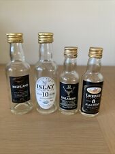 Whisky Bottles -  Miniature Highland Islay The Dalmore Lochinvar Empty X4