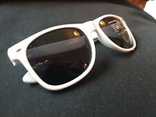 White Retro Sunglasses Mens