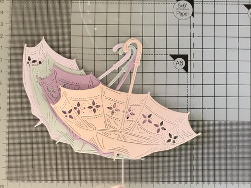 Tattered lace umbrella - tattered,