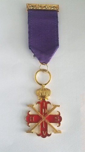 Masonic regalia red cross - masonic, regalia-red