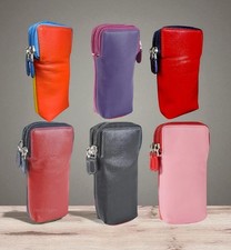 Golunski Double Glasses Spectacle Leather Zipped Case Holder For Men Women 7-157