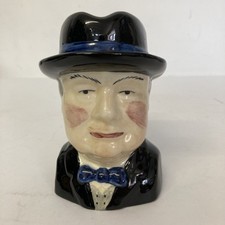 Vintage Wood & Sons Toby Character Jug - Sir Winston Churchill - 14cm Height