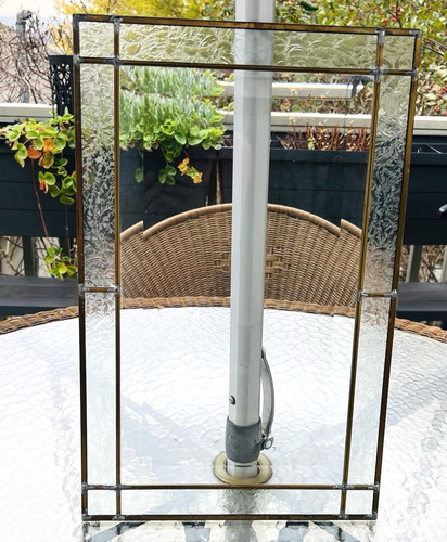 Clear stained glass beveled - clear,