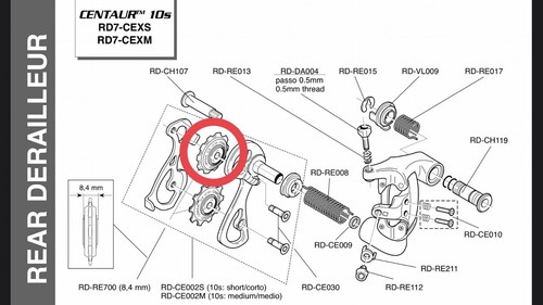 Campagnolo rear derailleur - campagnolo,