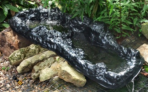 Pond waterfall garden water - waterfall,