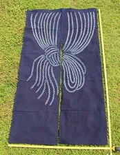 Vintage Japanese Shibori Noren