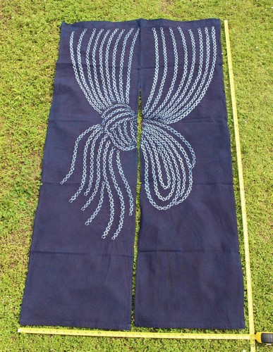Vintage japanese shibori - vintage, noren