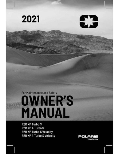 Polaris owners manual book - polaris,