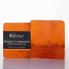 Highland Soap Co Organic Sweet Orange & Cinnamon Handmade Glycerine Soap 150g